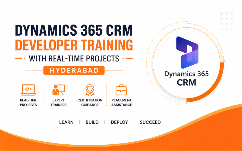 Dynamics 365 CRM Training with Real-Time Projects Hyderabad